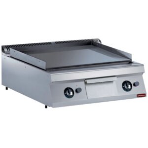Plaque de cuisson gaz, lisse, chrome dur -TOP- (G22/PLCD8T-N)