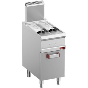 Friteuse gaz 2 cuves de 7 litres sur armoire (G7/F2V7A4-N)