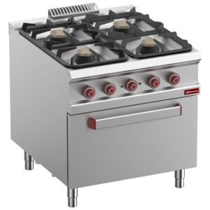 Fourneau 4 feux gaz, four électrique GN 2/1 (G9/4BFE8-N)