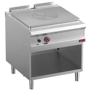 Fourneau taque coup de feu gaz, armoire ouverte (G9/TA8-N)