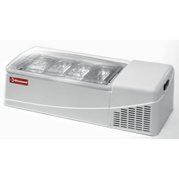 Conservateur de crème glacée, 4-8 goûts "white"  (GEL/48L-R2)