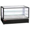 Vitrine réfrigérée EN ou GN, ventilée, 3 niv., NOIRE   (VRDG-B1-R2)