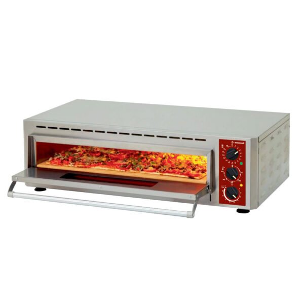 Four électrique pizzas, chambre (2+3 kW) 660x430xh100 mm (PIZZA-QUICK/66-43)