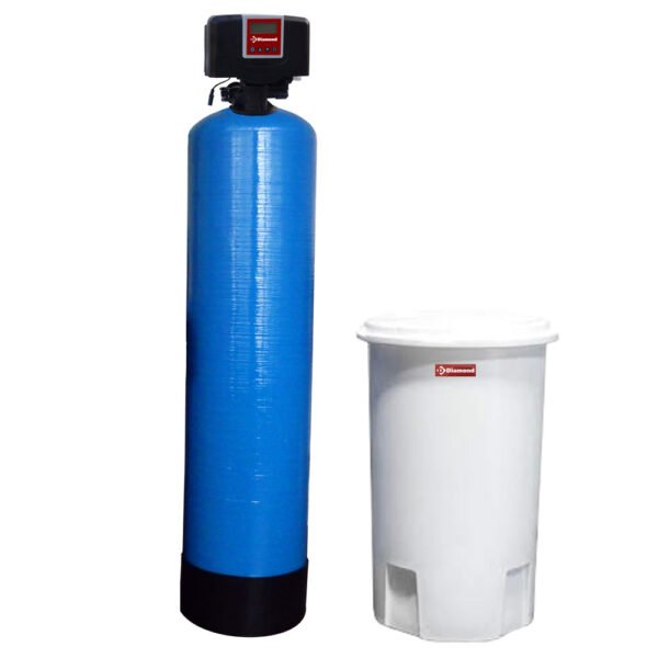 Adoucisseur d'eau chrono-volumétrique, 60 Lit, avec bonbonne externe (ADD-60/MX2)