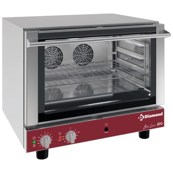 Four électrique à convection, 4x 600x400 mm + humidificateur manuel   (BRIO64/X-C)