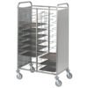 Echelle à plateaux "universel" inox, 2x 12 niveaux (CV24/12)