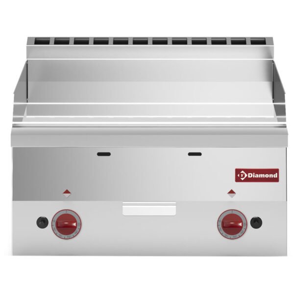 Plaque de cuisson gaz, surface lisse "chrome" -Top- (G60/PLCD6T-N)