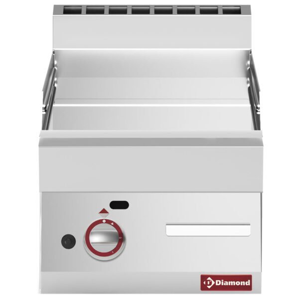 Plaque de cuisson gaz lisse -Top- chrome dur "50 µm" (G65/PLCD4T-N)