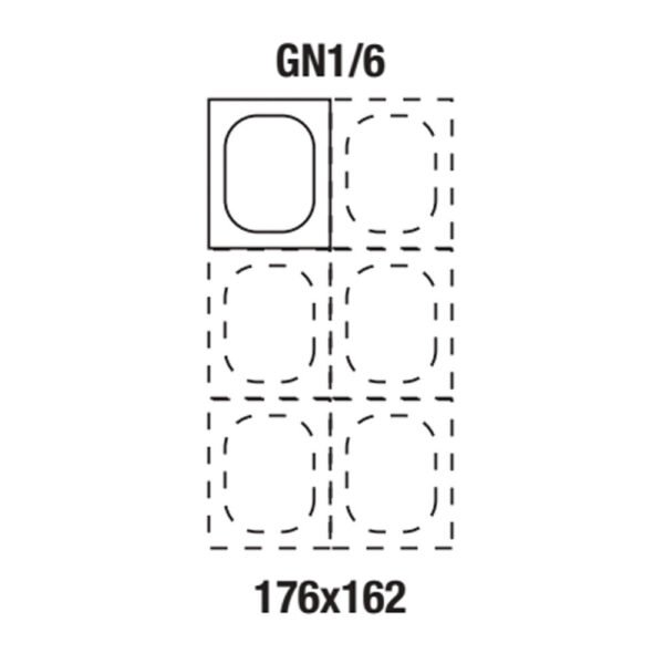 Bac gastronorm 1/6 h150 mm (1/6-150) – Image 2