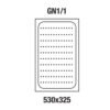 Bac gastronorm perforé 1/1 h65 mm (1/1P-65) – Image 2