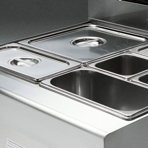 Bain-marie électrique, 4 GN 1/3 h150 mm -TOP- (E22/BM4T-N) – Image 2