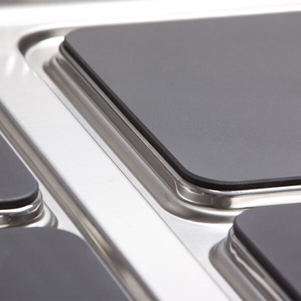 Cuisinière électrique vitrocéramique, 2 zones -TOP- (E17/2VC4T-N) – Image 2