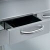 Grill vapeur, grille en fonte, sur piétement (G22/GPLP8-NE) – Image 2