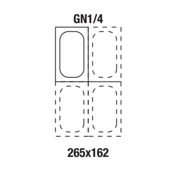 Bac gastronorm 1/4 h65 mm (1/4-65) – Image 2