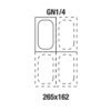Bac gastronorm 1/4 h100 mm (1/4-100) – Image 2