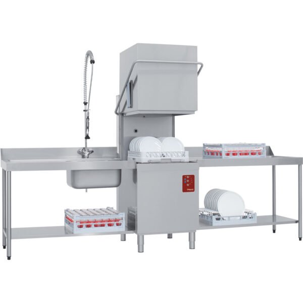 Lave-vaisselle capot, panier 500x500 mm +Break Tank + Adoucisseur en continu (D26/6B-AC) – Image 3