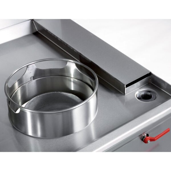Fourneau wok 5 brûleurs avec rideau d'eau (CHINA/5L) – Image 4