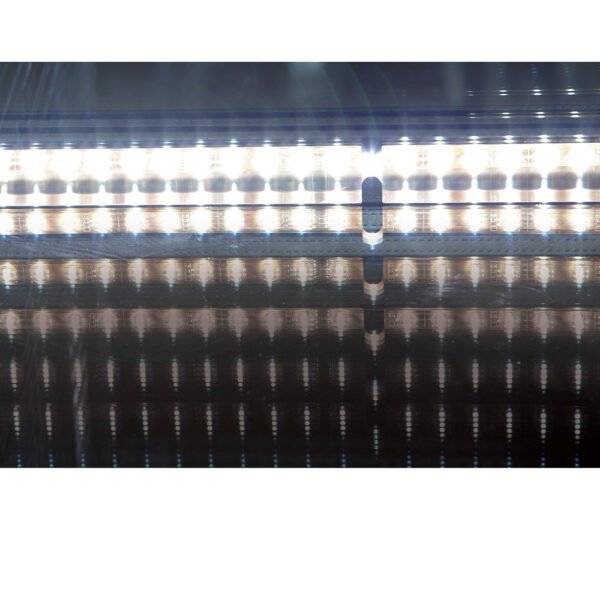Vitrine chauffante ventilée, 5 niveaux, panoramique noire  (HSD5-B2) – Image 2