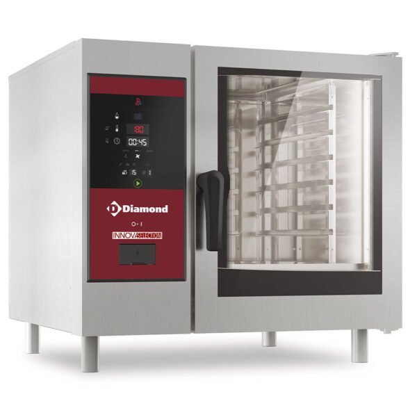 Four gaz vapeur boiler et convection 6x GN 1/1+ Cleaning (SBGS/XC-06)