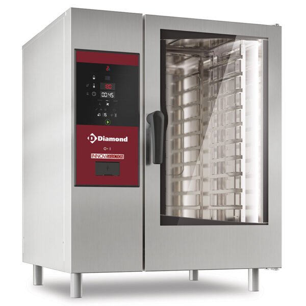 Four gaz vapeur boiler et convection 10x GN 1/1+ Cleaning (SBGS/XC-10)