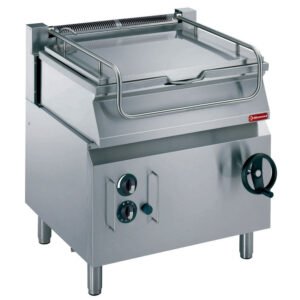 Sauteuse gaz basculante, cuve ‘’Duomat’’ 60 litres, sur meuble  (G17/BRI8-N)