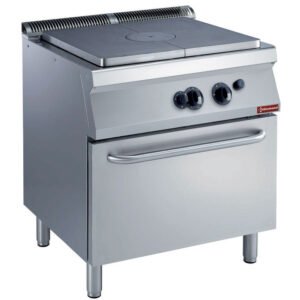 Fourneau taque coup de feu, four gaz GN 2/1  (G17/TF8-N)