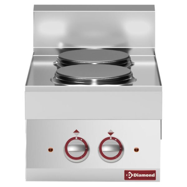 Cuisinière électrique 2 plaques -Top-  (E65/2P4T-N)