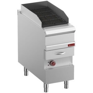 Grill Vapeur électrique, grille en fonte "double face", module 1/2 (E9/GVQA4-N)