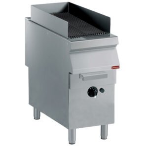 Grill vapeur, grille en fonte, sur piétement (G22/GPLP4-NE)