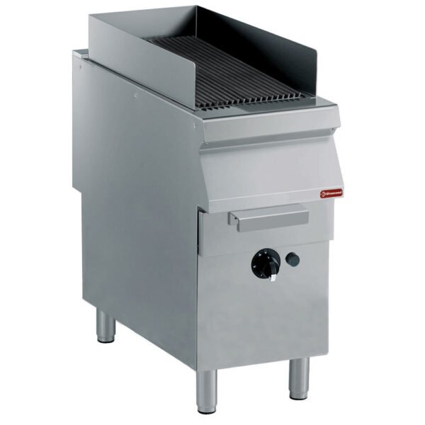 Grill vapeur, grille en fonte, sur piétement (G22/GPLP4-NE)