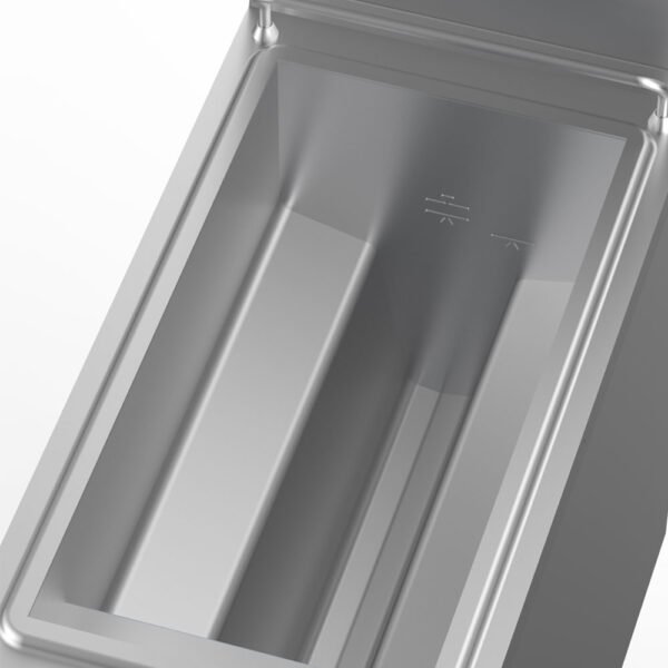 Friteuse gaz 1 cuve "Y" 21 lit. (21 kW) sur meuble fermé (G9/F21A4-NY) – Image 2