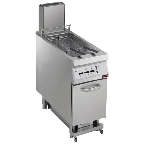 Friteuse gaz 1 cuve en "Y" 23 litres, sur meuble, "DIGIT" (G22/F23CEHA4-S)