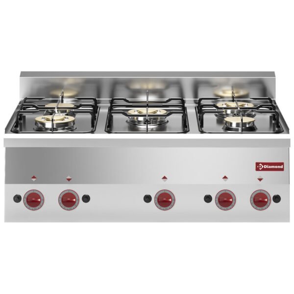 Cuisinière 5 feux gaz -Top- (G60/5F9T-N)