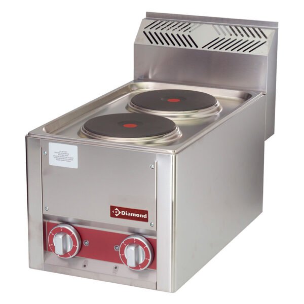 Cuisinière électrique 2 plaques, -Top- (ES6/2PT-N)
