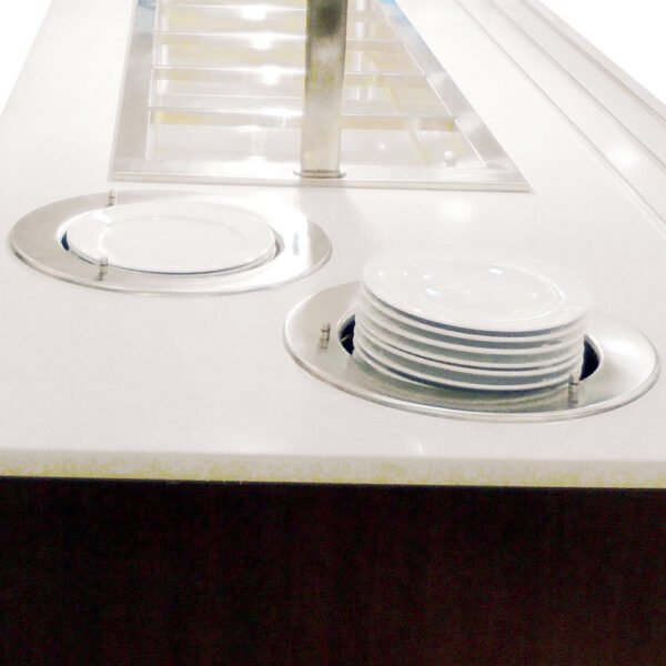 Couvercle en polycarbonate pour élévateur assiettes Ø 340 mm (DPA/CS34) – Image 2