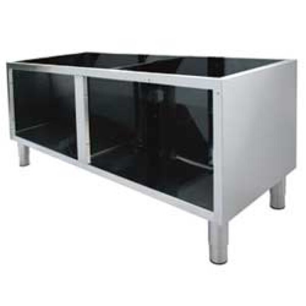Soubassement ouvert en acier inox AISI 304 (N65/BA10-N)