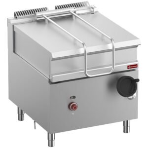 Sauteuse basculante électrique, cuve inox 80lit. sur meuble (E9/BRI8-N)