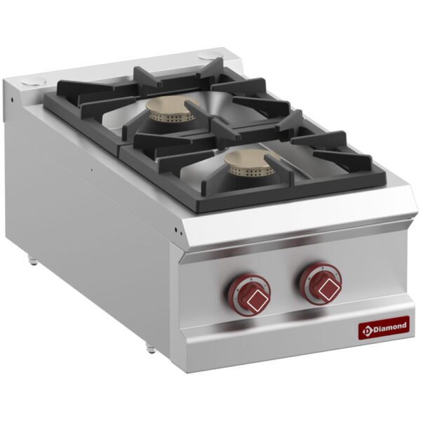 Cuisinière gaz 2 feux vifs -Top- (G7/2B4T-N)