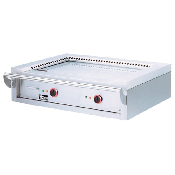 Plaque "Teppanyaki " électrique, 2 zones (2x 5,85 kW), de table -Top- (TPE2-12/T)