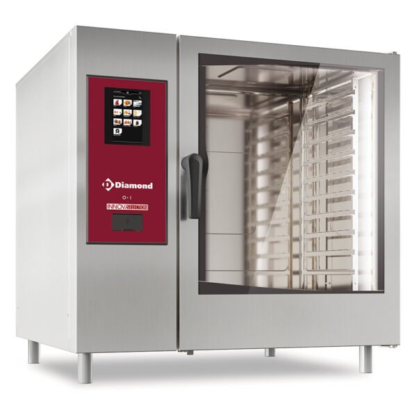 Four électrique "TOUCH" vapeur boiler/ convection 10x GN2/1+ Cleaning (SBET/XC-12-230V/3-)