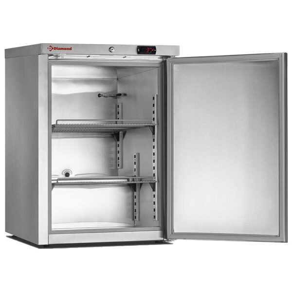 Congélateur statique, 150 litres. acier inox (NFT202-R6X)