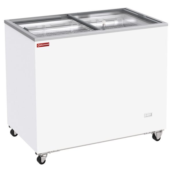Conservateur bahut, 303 litres, couvercles coulissants sur roulettes (GVL31-G3)