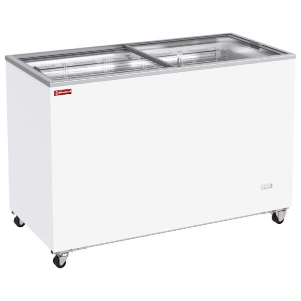 Conservateur bahut, 410 litres, couvercles coulissants sur roulettes (GVL41-G4)