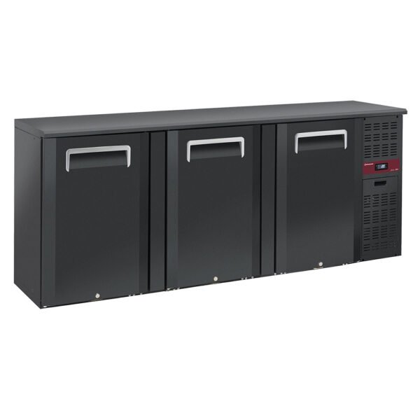Refroidisseur de bouteilles 3 portes, 500 litres, pieds réglables (RLB3-3P)