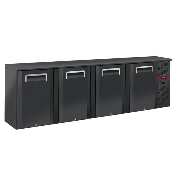 Refroidisseur de bouteilles 4 portes, 620 litres, pieds réglables (RLB4-4P)